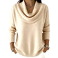 ⭐ Bestseller – Pailletten-Pullover mit elegantem Kragen – weich und wärmend 🧣