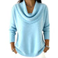 ⭐ Bestseller – Pailletten-Pullover mit elegantem Kragen – weich und wärmend 🧣