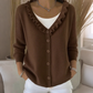 Bestseller🏆👚 Strickcardigan mit Rüschenkragen – Eleganter Fall und ganztägiger Tragekomfort für jeden Look
