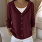 Bestseller🏆👚 Strickcardigan mit Rüschenkragen – Eleganter Fall und ganztägiger Tragekomfort für jeden Look