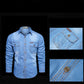 Bestseller🏆👔 Klassisches Baumwollhemd im Denim-Look – lockere Passform und zeitloser Stil für den Alltag