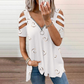 Bestseller💕 T-Shirt mit schulterfreiem Ausschnitt – trendiger Cut-out und vielseitig kombinierbar für jeden Look