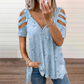 Bestseller💕 T-Shirt mit schulterfreiem Ausschnitt – trendiger Cut-out und vielseitig kombinierbar für jeden Look