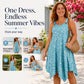 ✨🛍️Neu eingetroffen – Ärmelloses Maxikleid mit Gänseblümchenmuster – Atmungsaktiver Tragekomfort & ungezwungene Urlaubsstimmung 🍃
