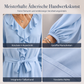 Elegante Damenbluse mit Rüschen und Taillengürtel