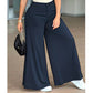 Damen Bequeme Lockere Palazzo Loungehose