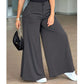 Damen Bequeme Lockere Palazzo Loungehose