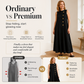 Schickes, ärmelloses Maxikleid mit Knöpfen für Damen