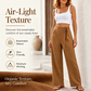 ✨Neuheiten & Sonderangebote – Damenhose mit hoher Taille, Kordelzug und geradem Bein