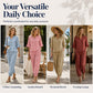 Damen lässiges zweiteiliges Set aus Oberteil und Hose