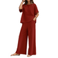 Weites Oberteil & Weite Hose Set für Damen