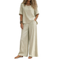 Weites Oberteil & Weite Hose Set für Damen