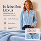 Elegantes Samt-Oberteil mit V-Ausschnitt für Damen