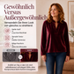 Elegantes Samt-Oberteil mit V-Ausschnitt für Damen