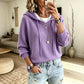 Legerer Damen-Kapuzenpullover mit Kordelzug
