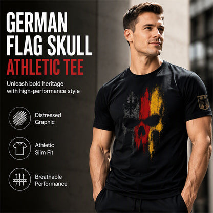 👕 50% RABATT! 💀Herren-T-Shirt mit coolem Totenkopf-Motiv! Weiche Baumwolle, klassischer Rundhalsausschnitt. Der perfekte Style für den Alltag.