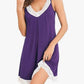 🌙👗50 % Rabatt！💤Elegantes Nachthemd mit V-Ausschnitt und Spitze