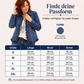 🧥 Jeansjacke für Damen – Doppeltreihig, mit Rüschen & femininem Touch | Perfekt für Alltag, Freizeit & die Übergangszeit – Jetzt -50%!