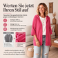 🌸 Kapuzen-Cardigan mit 3/4-Ärmeln – Leichter Stoff, bequemer Schnitt & praktische Kapuze – Ideal für die Übergangszeit & Layering versandfrei
