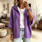 🌸 Kapuzen-Cardigan mit 3/4-Ärmeln – Leichter Stoff, bequemer Schnitt & praktische Kapuze – Ideal für die Übergangszeit & Layering versandfrei