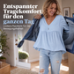 👥 Über 80.000 Käufer haben bereits zugeschlagen! Legere Damen-Bluse mit V-Ausschnitt und langen Ärmeln