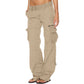 Weite Vintage-Cargohose für Damen