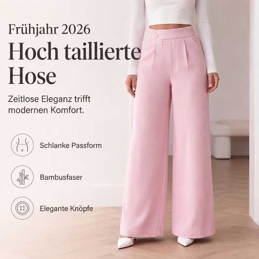 📢📢50%Rabatt!!!🎉🧧 Aktionspreis = halber Preis – ein Schnäppchen! Elegante hochtaillierte Weithosen für Damen