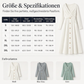 💸 Sparen Sie 50% und gönnen Sie sich einen Kaffee! Lässiges Damenkleid mit überkreuztem V-Ausschnitt