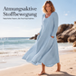 📢📢50%Rabatt!!!🎉✨ Der Sommerhit 2026 – der Wahnsinn! Damen Langarmkleid in Unifarbe