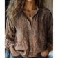 Damen Vintage-Bedrucktes Freizeithemd
