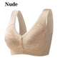 🤩Kaufen Sie 1 und erhalten Sie 1 gratis 🤩Bequemer, nahtloser Damen-BH ohne Bügel mit Frontverschluss