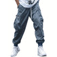 📢📢50%Rabatt!!!🎉✨Herren lässige lockere Vintage-Jogger-Hose mit aufgesetzten Taschen