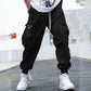 📢📢50%Rabatt!!!🎉✨Herren lässige lockere Vintage-Jogger-Hose mit aufgesetzten Taschen