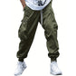 📢📢50%Rabatt!!!🎉✨Herren lässige lockere Vintage-Jogger-Hose mit aufgesetzten Taschen