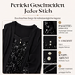 📢📢50%Rabatt!!!🎉✨Oberteil für Damen mit Pailletten-Patchwork im Zwei-in-Eins-Look