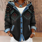 📢📢50%Rabatt!!!🎉✨Damen Denim Patchwork Kapuzenjacke