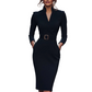 📢📢50%Rabatt!!!🎉✨Elegantes taillenbetontes Kleid