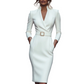 📢📢50%Rabatt!!!🎉✨Elegantes taillenbetontes Kleid
