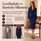 🎯 Einfach halber Preis – keine Spiele! Elegantes asymmetrisches einreihiges Blazerkleid für Damen