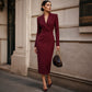 🎯 Einfach halber Preis – keine Spiele! Elegantes asymmetrisches einreihiges Blazerkleid für Damen