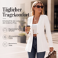 📢📢50%Rabatt!!!🎉✨Damen-Blazer mit V-Ausschnitt und einem Knopf