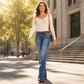 💎✨ Bestseller – Jeans mit Wellenknöpfen – perfekt für den urbanen Look