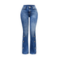 💎✨ Bestseller – Jeans mit Wellenknöpfen – perfekt für den urbanen Look