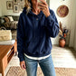 📢📢50%Rabatt!!!🎉✨Damen-Kapuzenpullover aus Cord mit Taschen