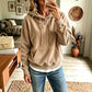 📢📢50%Rabatt!!!🎉✨Damen-Kapuzenpullover aus Cord mit Taschen