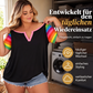 📢📢50%Rabatt!!!🎉✨Legeres Damen-T-Shirt mit V-Ausschnitt & kurzen Ärmeln