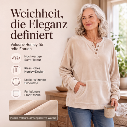 📢📢50%Rabatt!!!🎉✨Damen-Sweatshirt aus Goldsamt