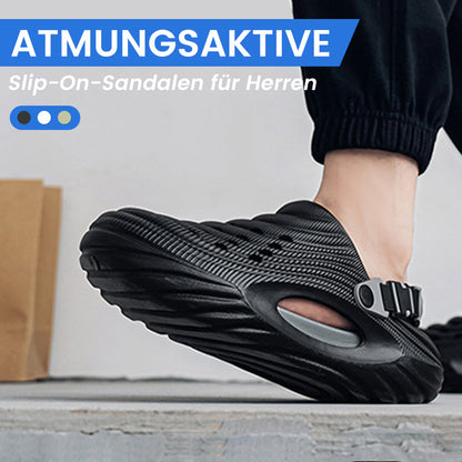 Atmungsaktive Slip-On-Sandalen für Herren