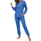 📢📢50%Rabatt!!!🎉✨Langarm-Oberteil und Jogger-Loungewear-Set für Damen