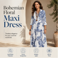 📣📣50%Rabatt!!!🎉✨Maxikleid mit Blumenprint – Leichter Stoff, bequemer Sitz & vielseitig kombinierbar – Ideal für Frühling, Sommer & entspannte Stunden versandfrei